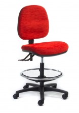 Alpha Logic Drafting Chair. 2 Lever Or 3 Lever. Any Fabric Colour